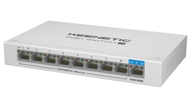 9 Ports 10/100/1000 - 8 ports PoE + - KN-4710-01-E 