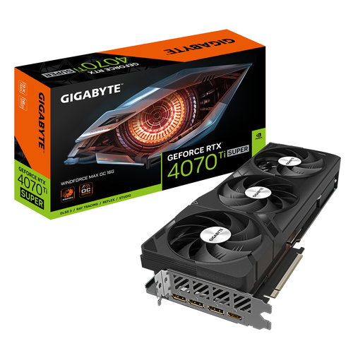 GeForce RTX­­ 4070 Ti SUPER WINDFORCE MAX OC 16G-Seconde Vie-Très Bon Etat